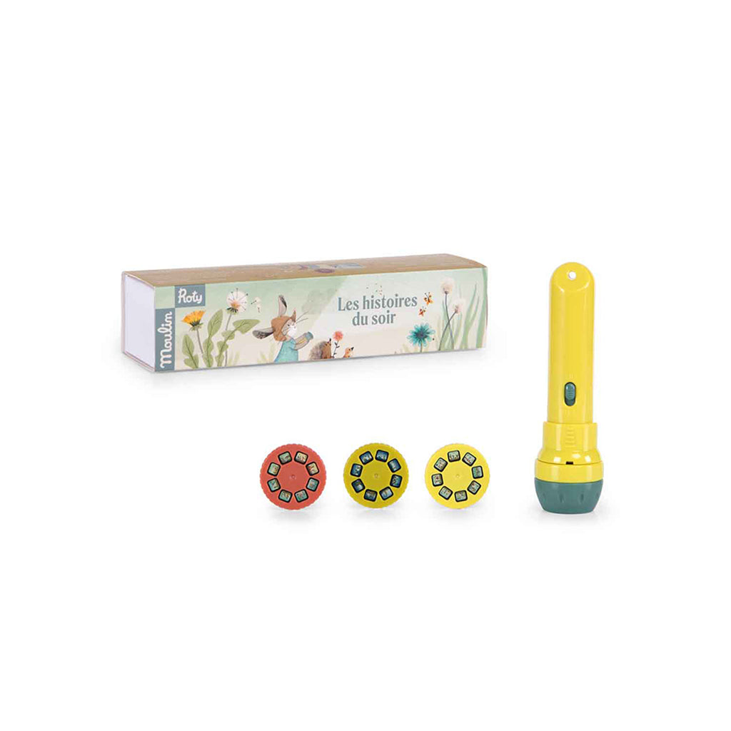 Moulin Roty lykt-skyggespill, Fortell en historie - Trois Petits Lapins