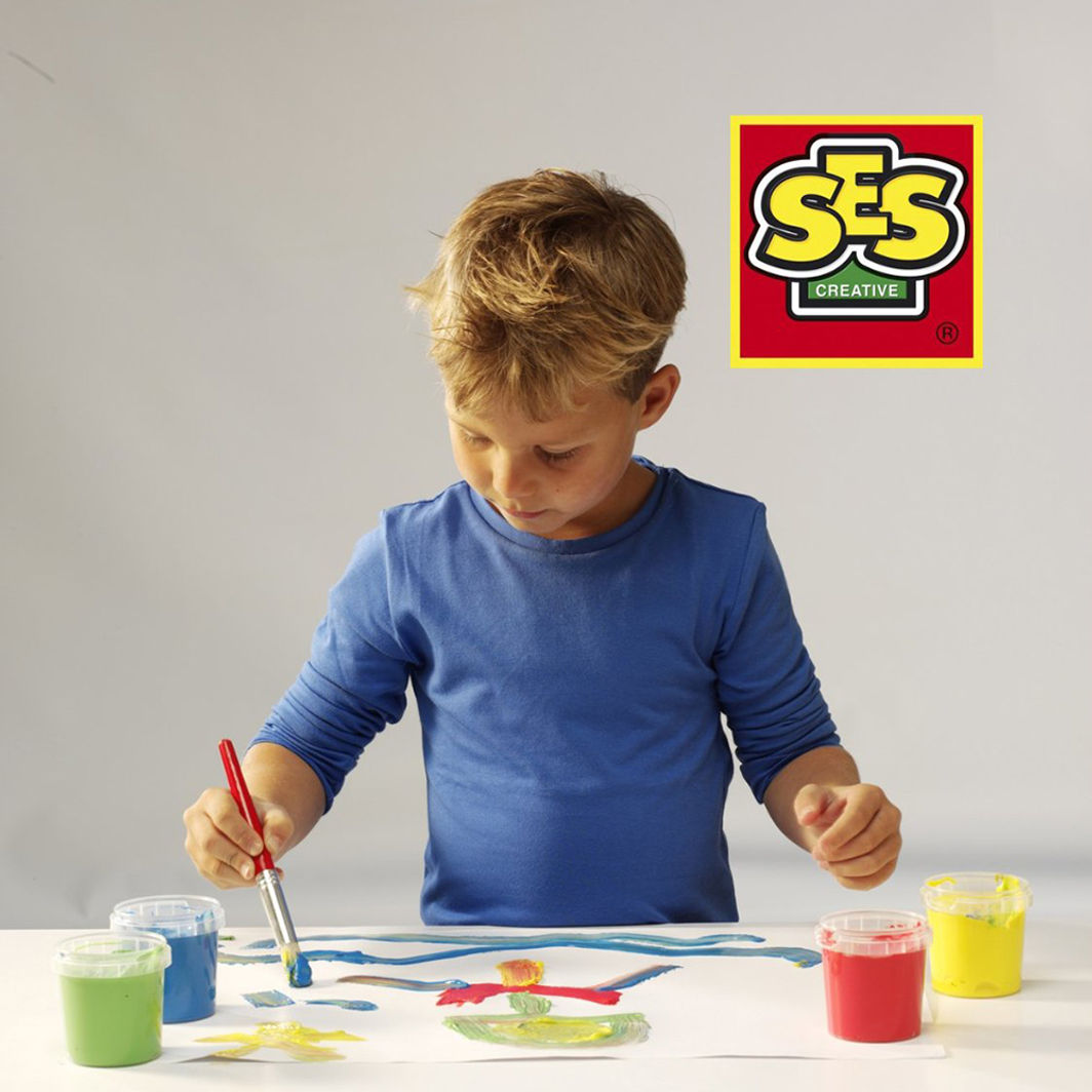 SES Creative Plakatfarger, Multi 6 x 45 ml