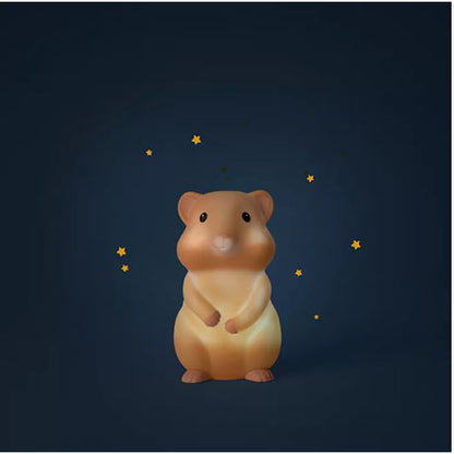 Moulin Roty nattlampe, oppladbar via USB – Hamster