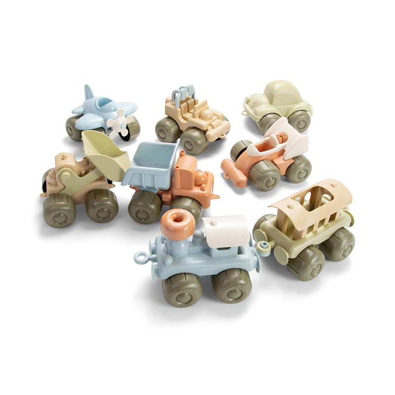 Dantoy Bioplast Kjøretøy, Svanemerket - 8 stk.