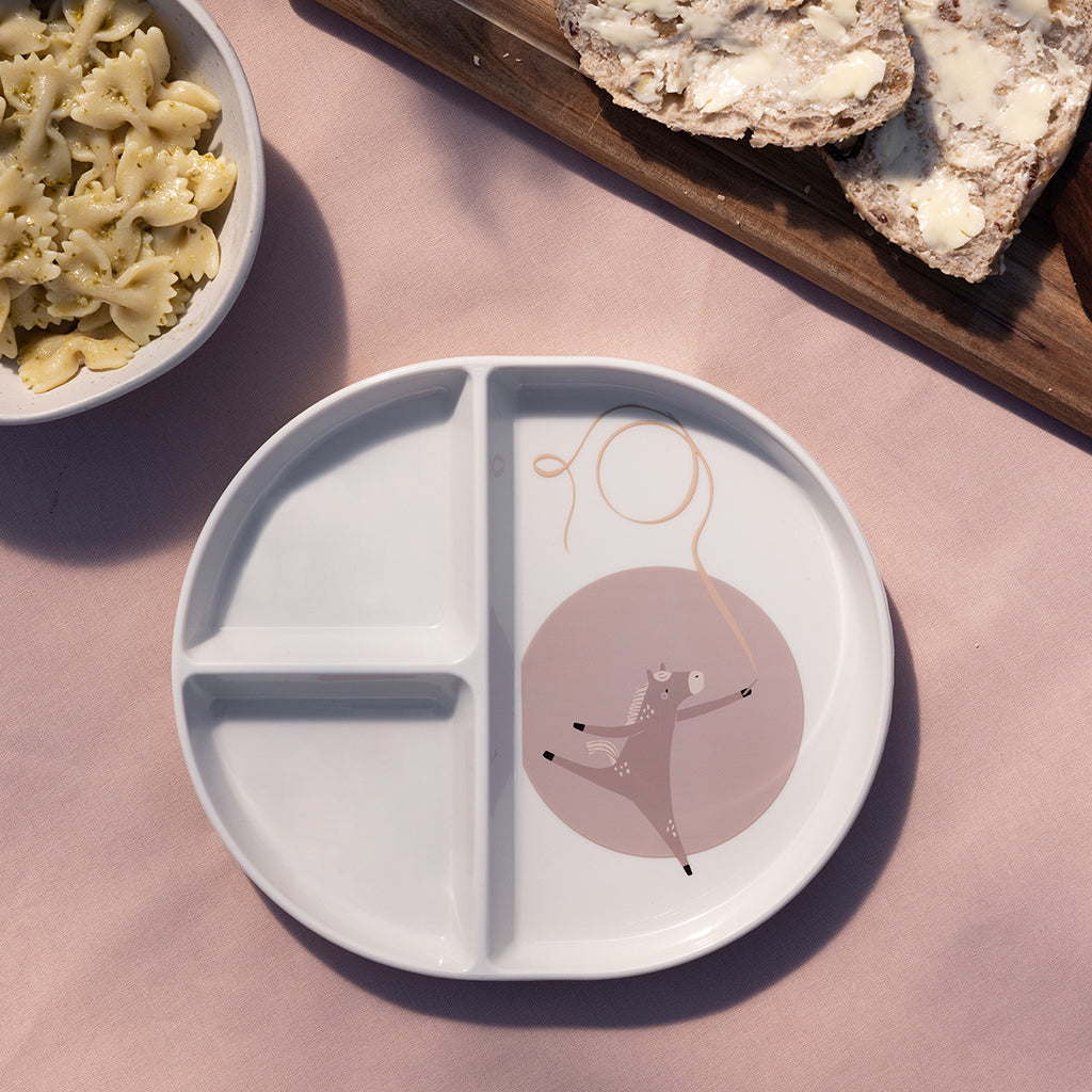 Sebra 3-delt tallerken, Tastii - Teeny Toes