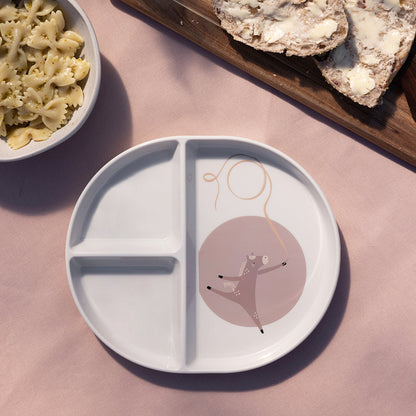 Sebra 3-delt tallerken, Tastii - Teeny Toes