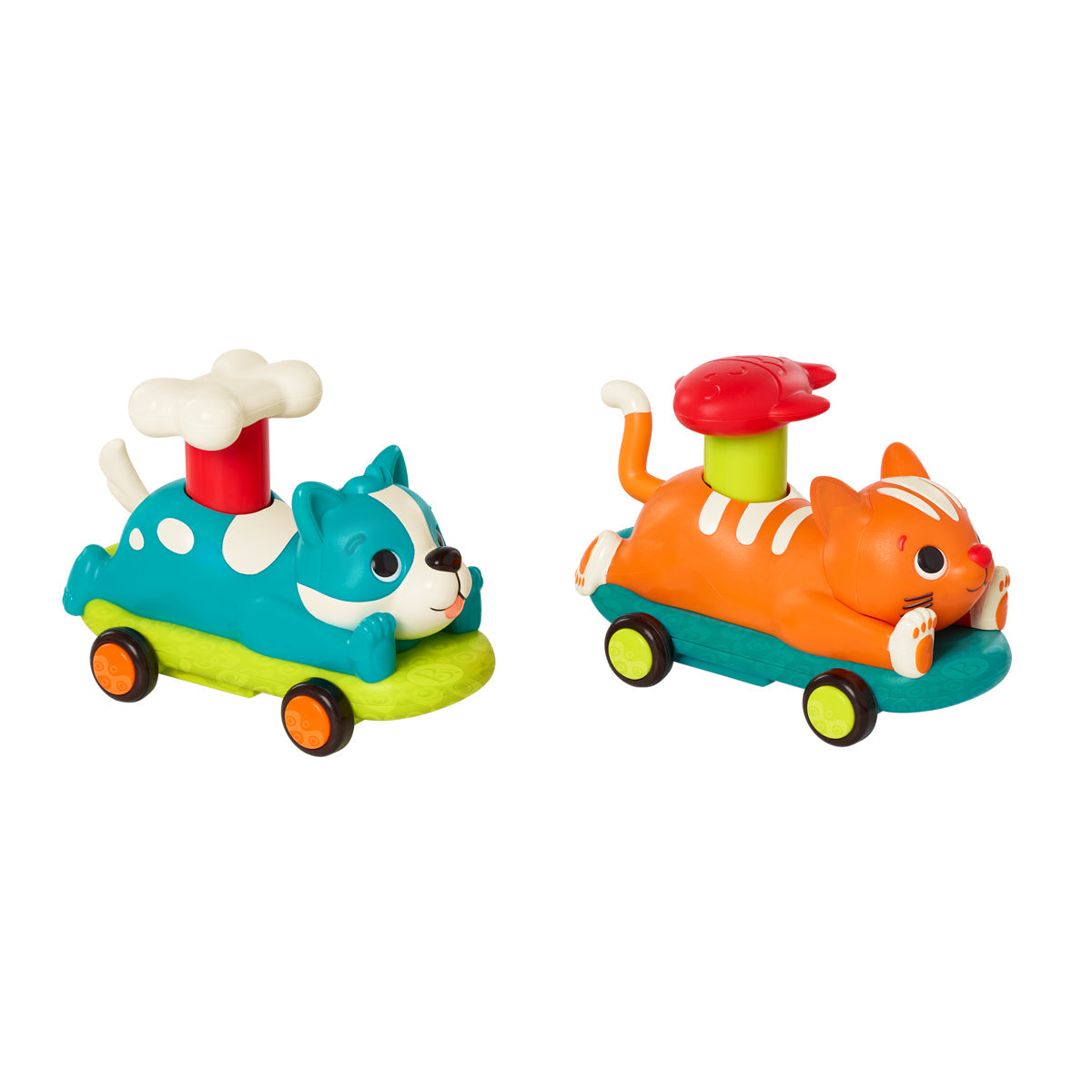 B Toys dyrebiler, Push &amp; Go, ass. varianter - prisen gjelder for 1 stk