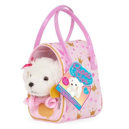 Pucci Pups hund i taske m/kroneprint 708388