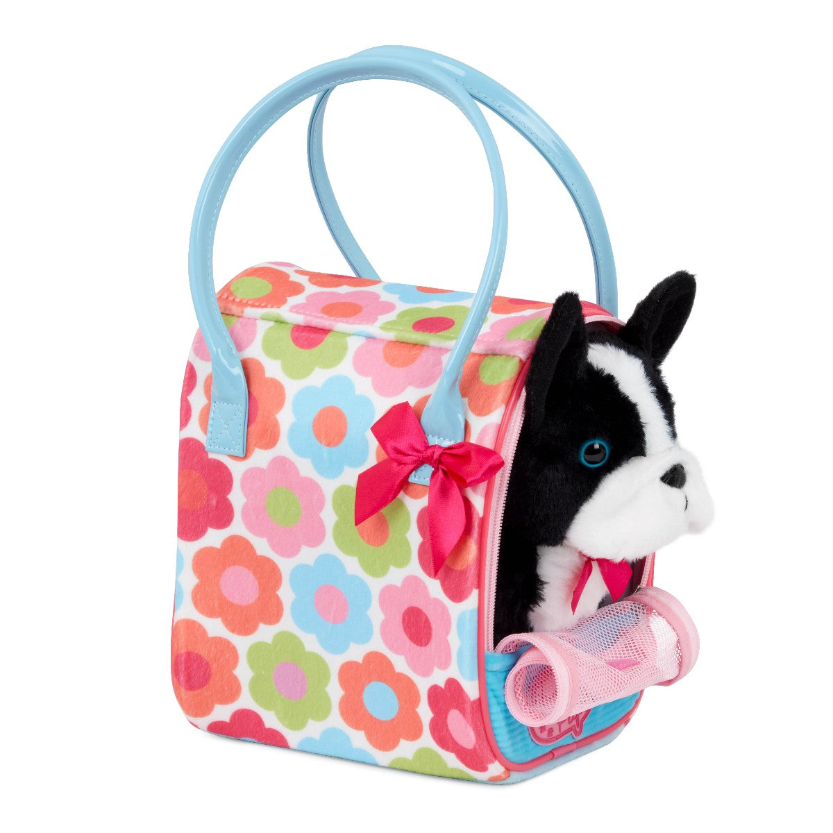 Pucci Pups hund i blomstrete veske
