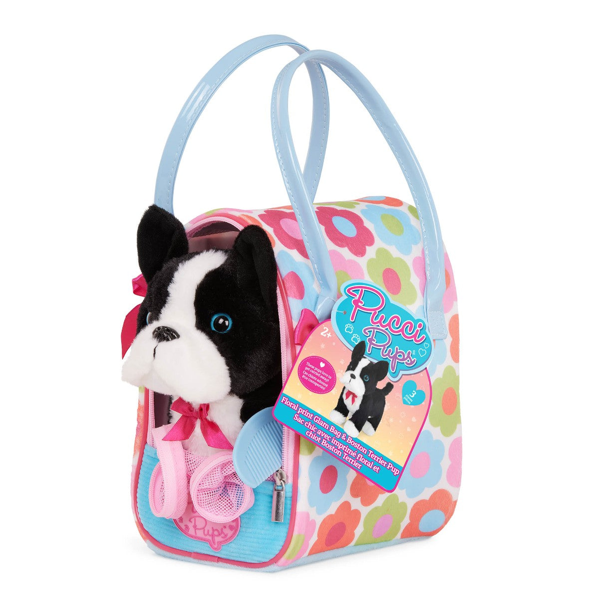 Pucci Pups hund i blomstrete veske