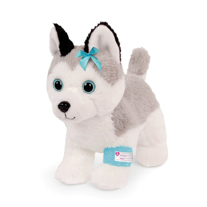 Pucci Pups Husky hos veterinæren