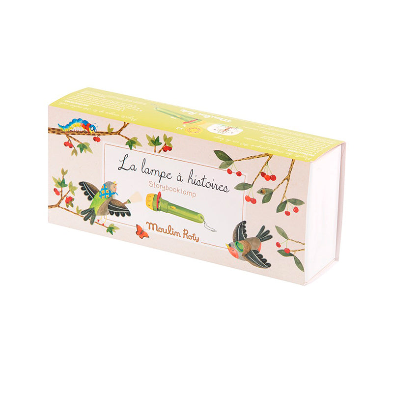 Moulin Roty skyggespill med lykt, Fortell en historie - Insekter, fugler og dyr