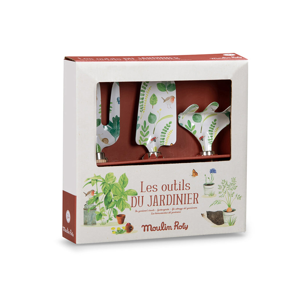 Moulin Roty hageredskaper til barn, 3 deler