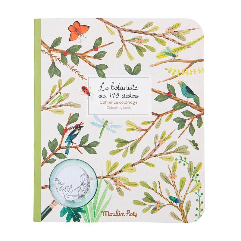 Moulin Roty malebok og klistremerkebok, Botanikk