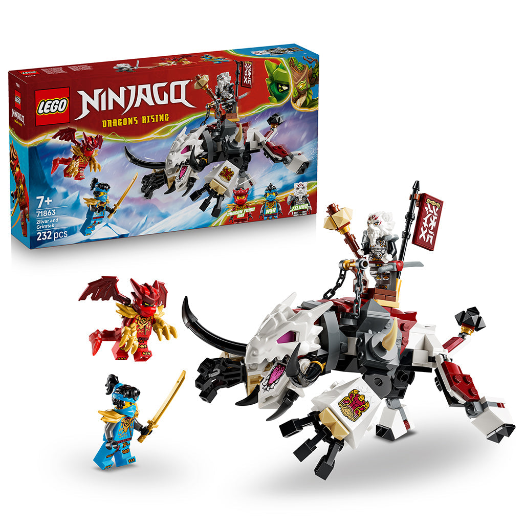 LEGO® NINJAGO® Zilvar og dragebæstet Grimtak 71863