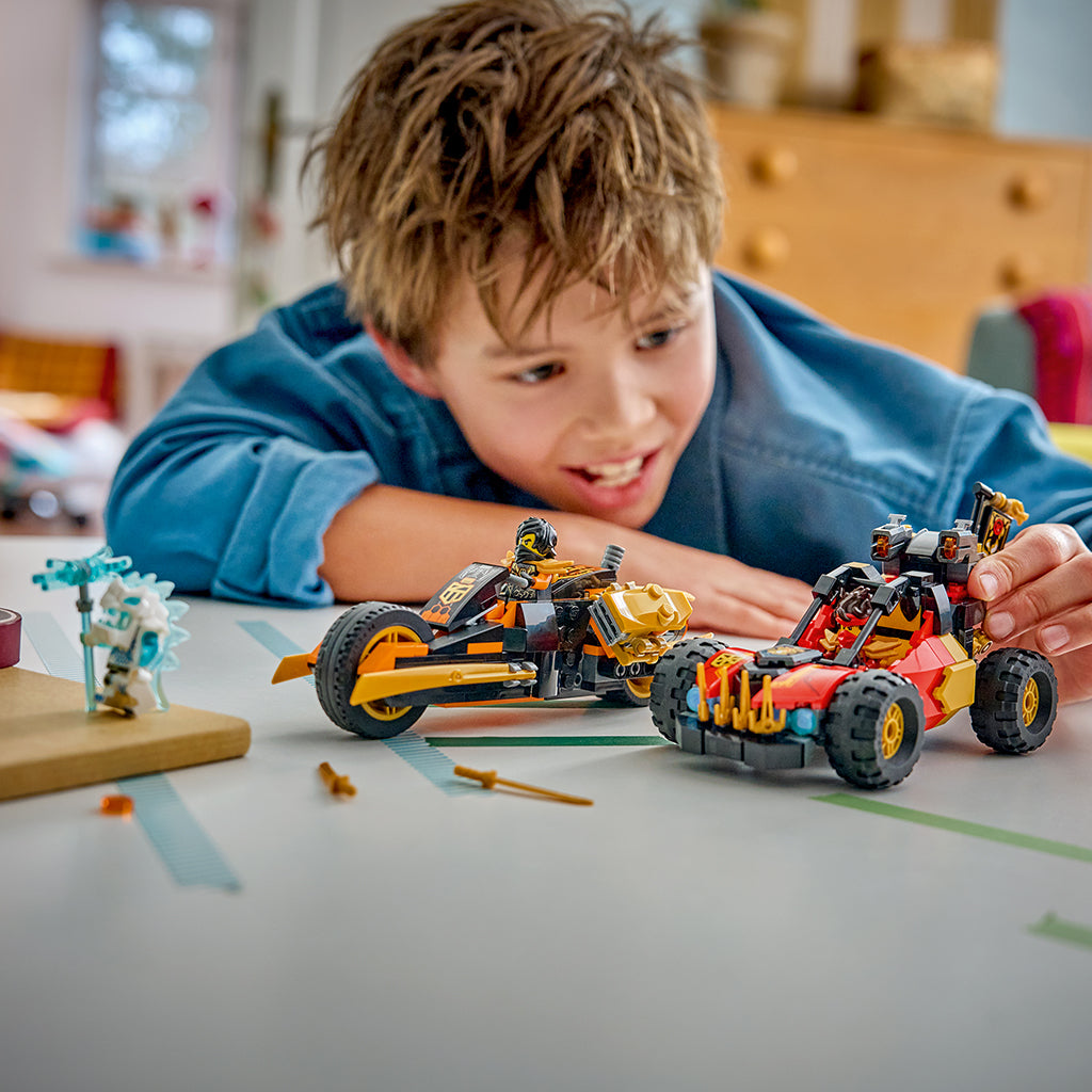 LEGO® NINJAGO® Kai og Coles kombikjøretøy Leketøy 71864