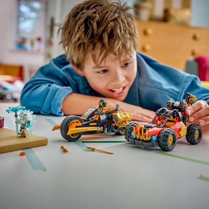 LEGO® NINJAGO® Kai og Coles kombikjøretøy Leketøy 71864