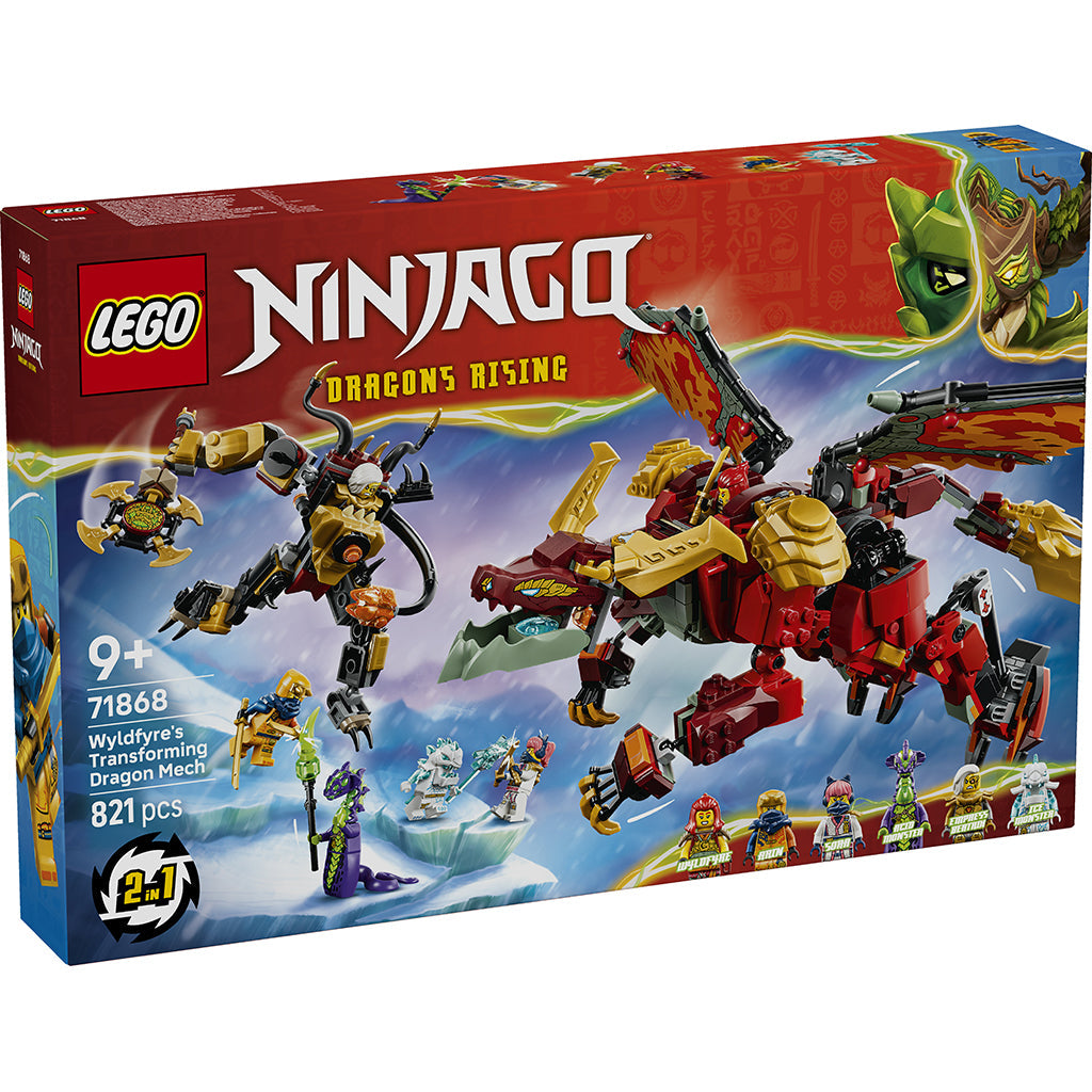 LEGO® NINJAGO® Wyldfyres transformerende drage-mech 