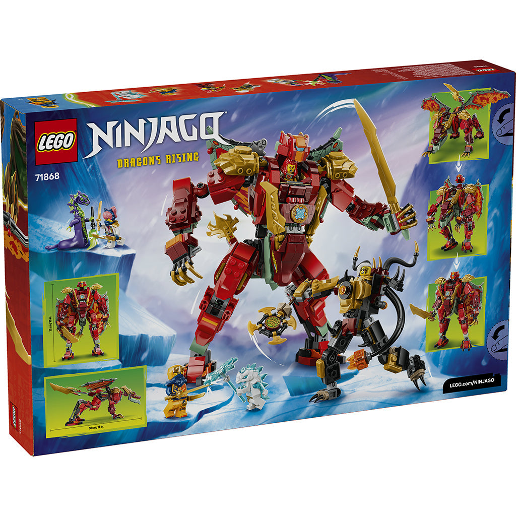 LEGO® NINJAGO® Wyldfyres transformerende drage-mech