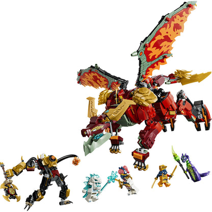 LEGO® NINJAGO® Wyldfyres transformerende drage-mech