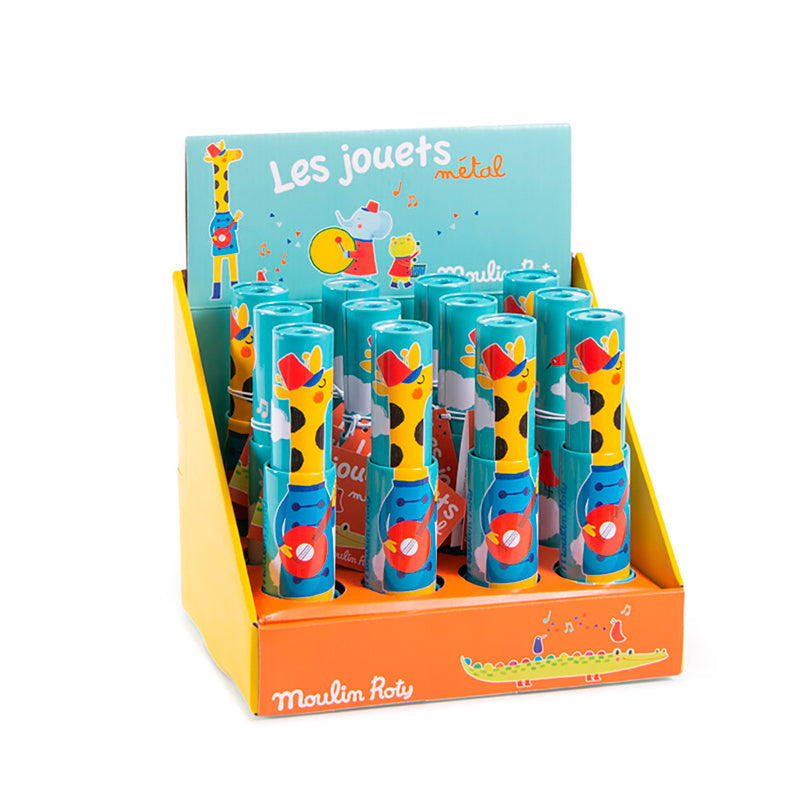 Moulin Roty kaleidoskop i metall, Sjiraff