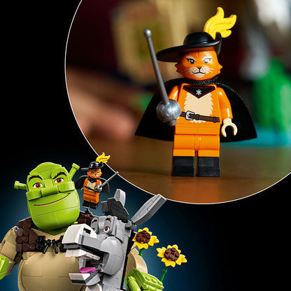 LEGO® Shrek: Shrek, Eselet og Den bestøvlede katten