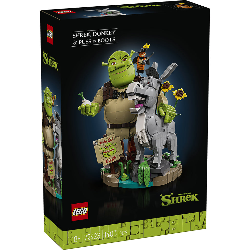 LEGO® Shrek: Shrek, Æsel og Den bestøvlede kat