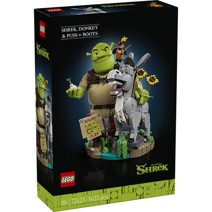 LEGO® Shrek: Shrek, Æsel og Den bestøvlede kat