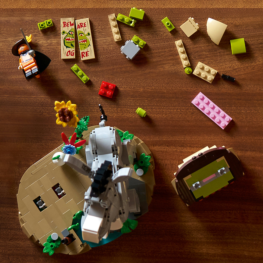 LEGO® Shrek: Shrek, Eselet og Den bestøvlede katten