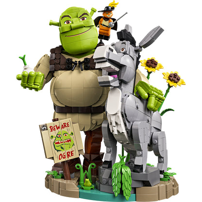 LEGO® Shrek: Shrek, Eselet og Den bestøvlede katten