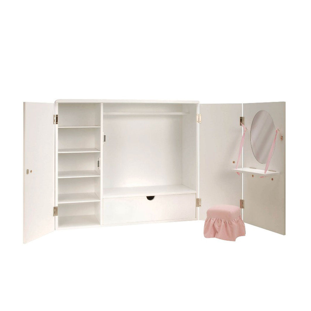 Our Generation dukketilbehør, Klesskap i tre