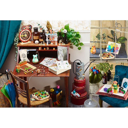 Vilac puslespill i tre, Påfugl av Andy Westface