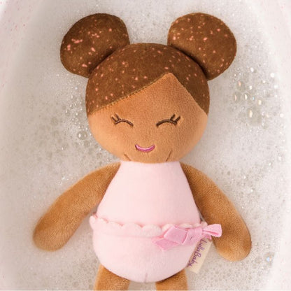 LullaBaby Badedukke, Jente – Brunt hår
