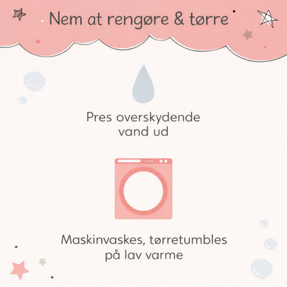 LullaBaby Badedukke, Gutt – Lyst hår