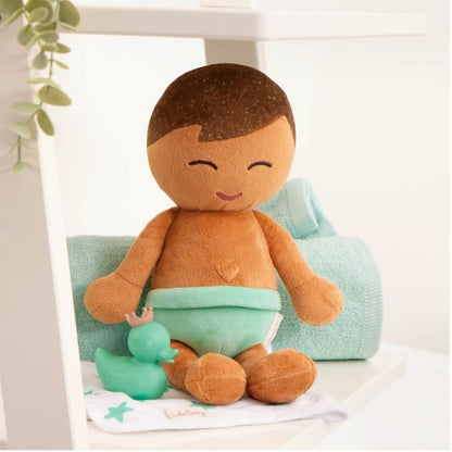 LullaBaby Badedukke, Gutt - Brunt hår