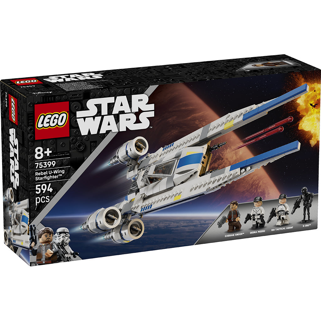 LEGO Star Wars Oprørernes U-wing-stjernejager kasse med rumskib