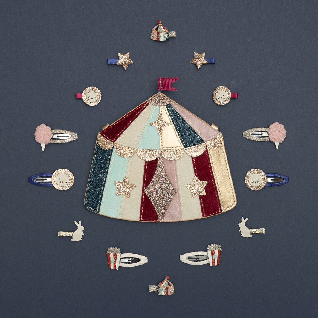 Mimi &amp; Lula - 8 hårspenner - Mini Circus