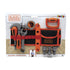 Black & Decker værktøjsbælte i stof, forside af emballage