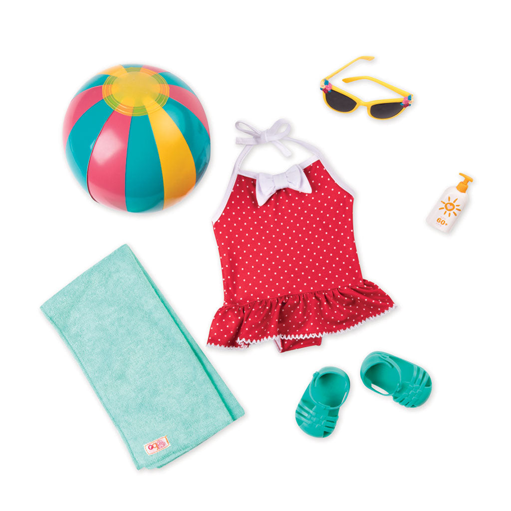 Our Generation dukketøy, Retro badedrakt og tilbehør
