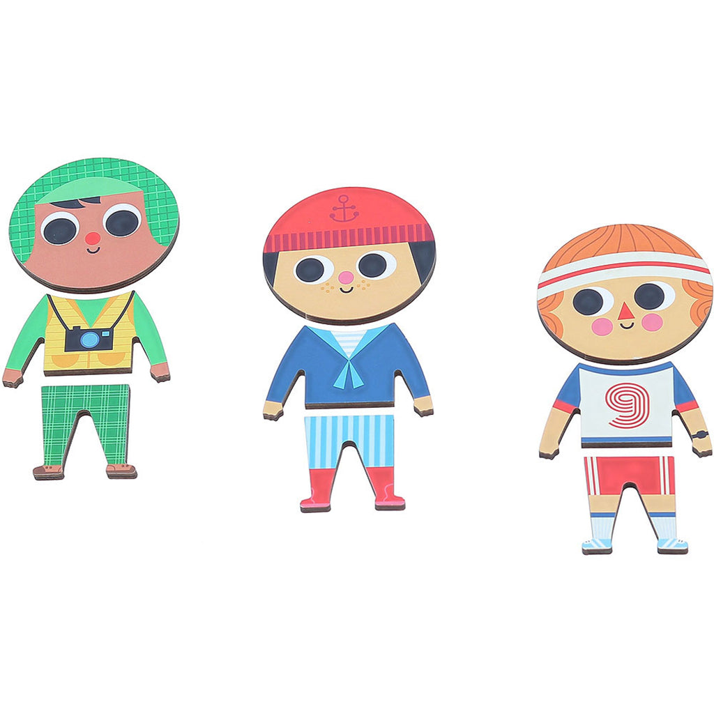 Vilac puslespill i tre, 6 x 3 brikker - Jules av Ingela P Arrhenius