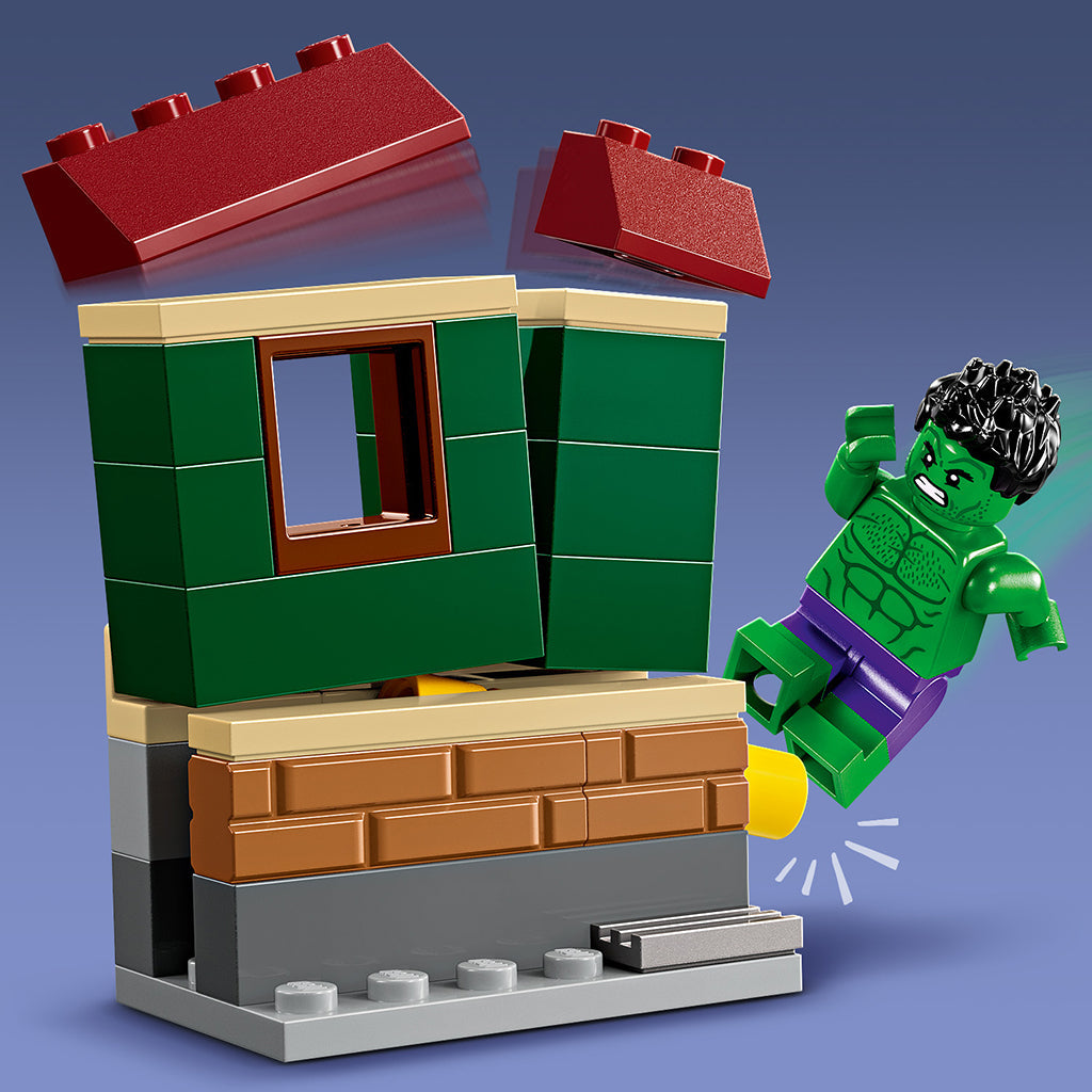 LEGO® Marvel Super Heroes, Iron Man med motorsykkel og Hulk