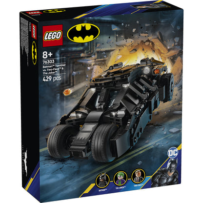 LEGO Super Heroes DC Batmans Tumbler mod Two-Face og Jokeren æsken