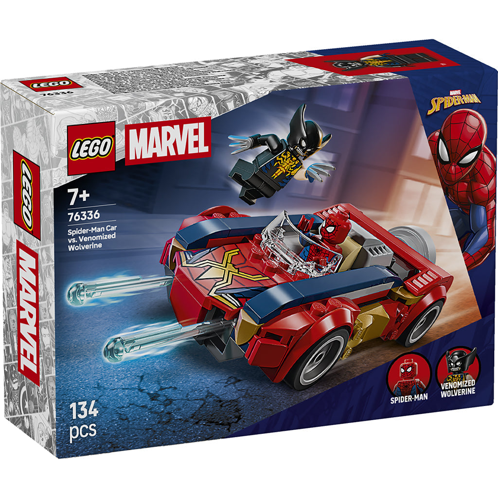 LEGO® Marvel Spider-Man-bil mot den venomiserte Wolverine