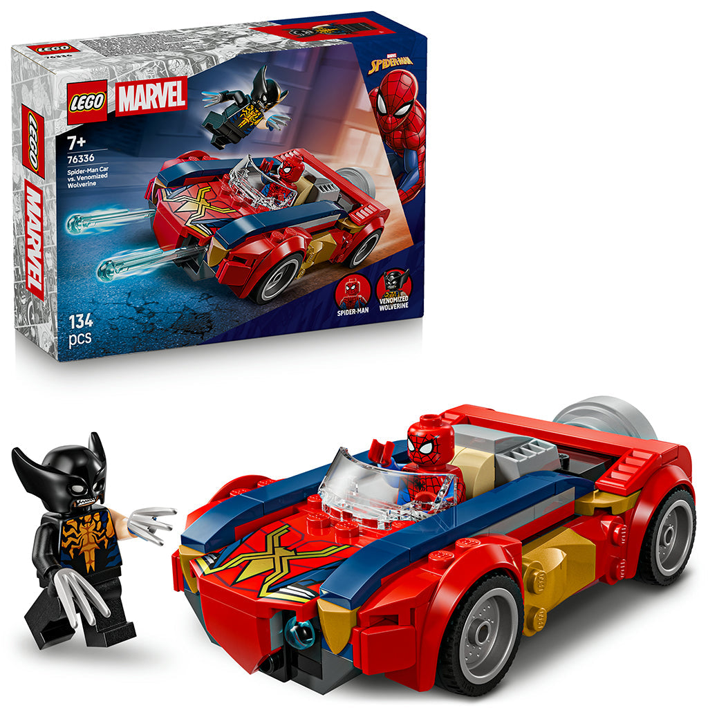 LEGO® Marvel Spider-Man-bil mot den venomiserte Wolverine