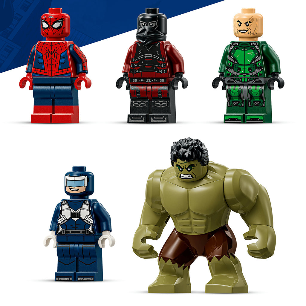 LEGO® │ Marvel Spider-Man mot Hulk – episk oppgjør 76350