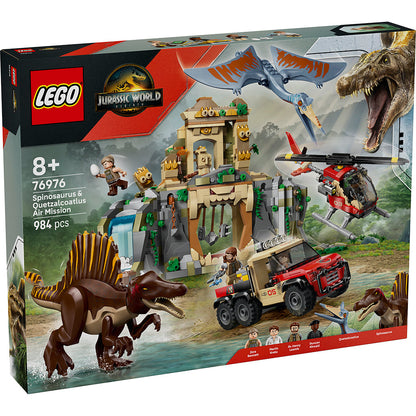 LEGO® Jurassic World™, Luftoppdrag: Spinosaurus og quetzalcoatlus