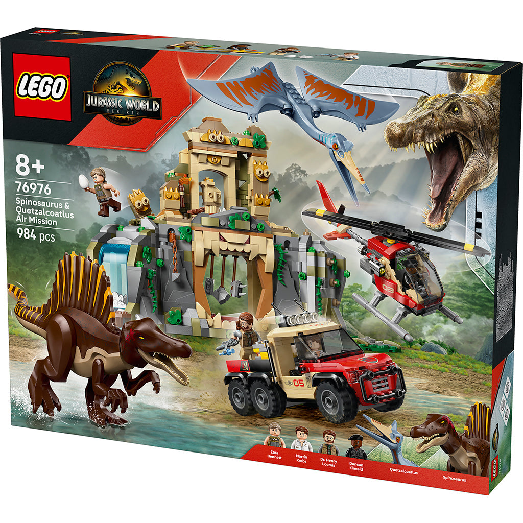 LEGO® Jurassic World™, Luftoppdrag: Spinosaurus og quetzalcoatlus