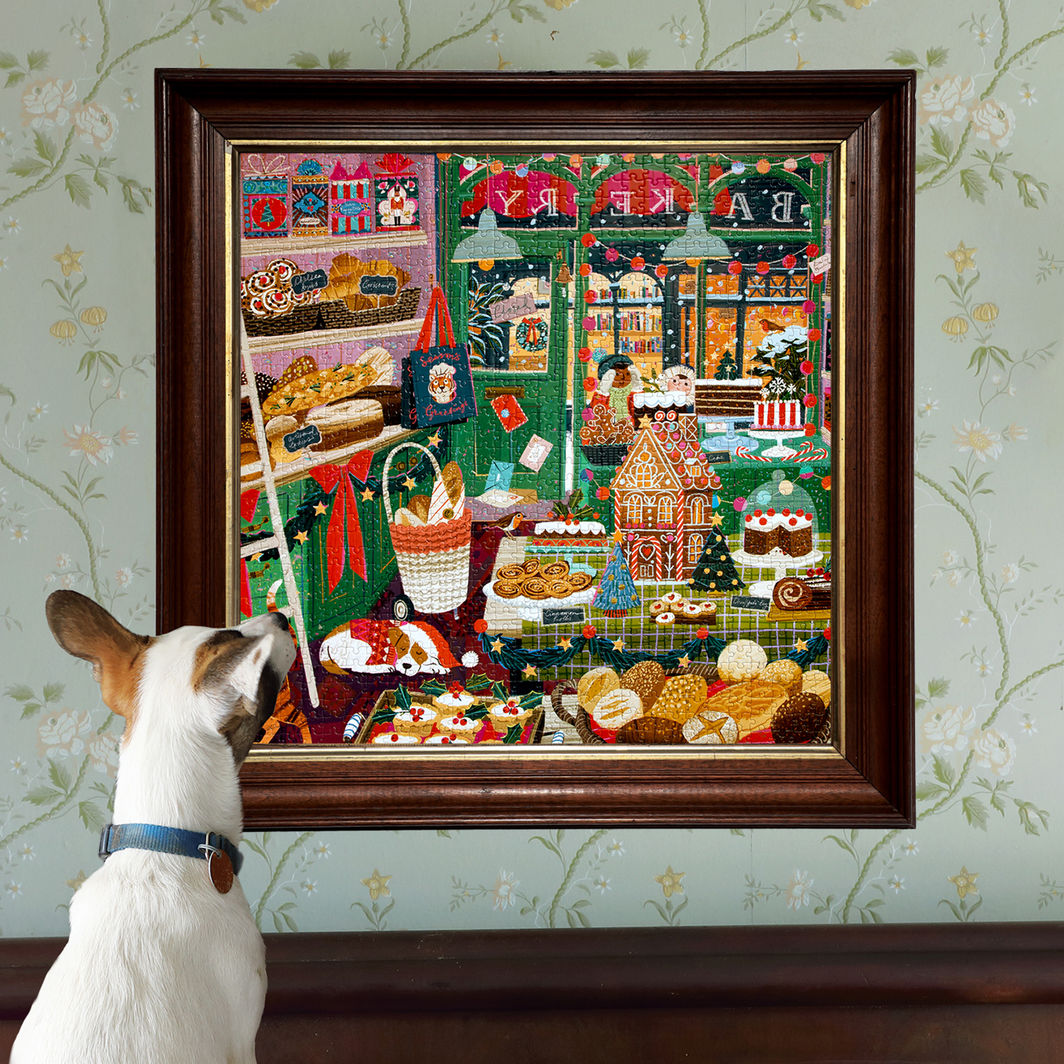 eeBoo Puslespill 1000 brikker, Holiday Bakery