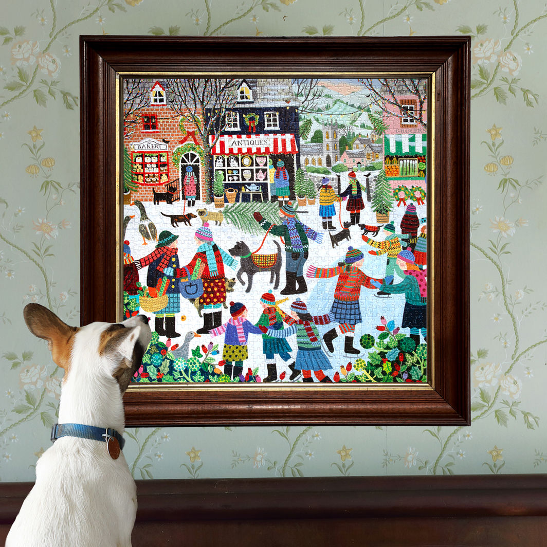 eeBoo Puslespill 1000 biter, Christmas in the Square