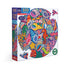 eeBoo Rundt puslespil 500 brk,  Seahorses Shells & Coral