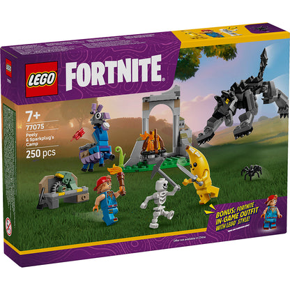 LEGO® Fortnite, Peely og Sparkplugs leir