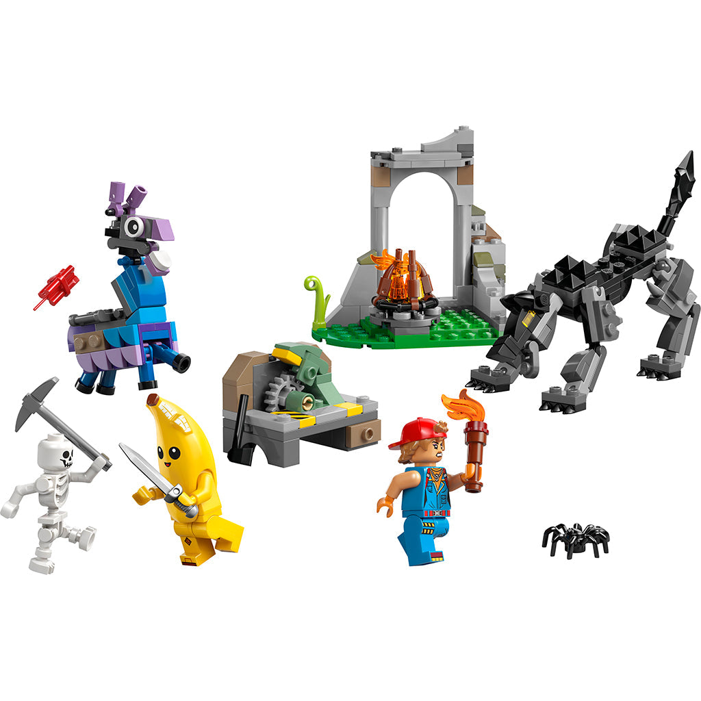 LEGO® Fortnite, Peely og Sparkplugs leir
