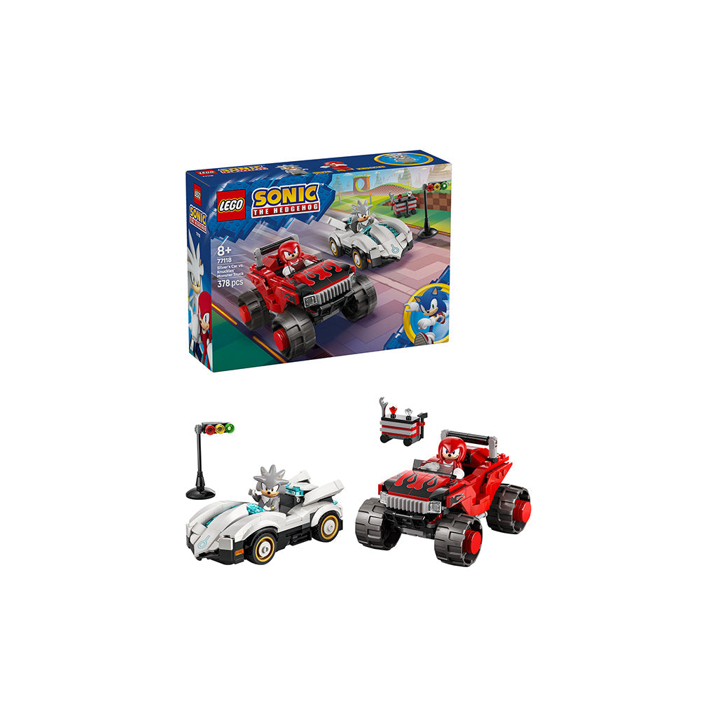 LEGO® Sonic the Hedgehog™ Silvers bil mot Knuckles&