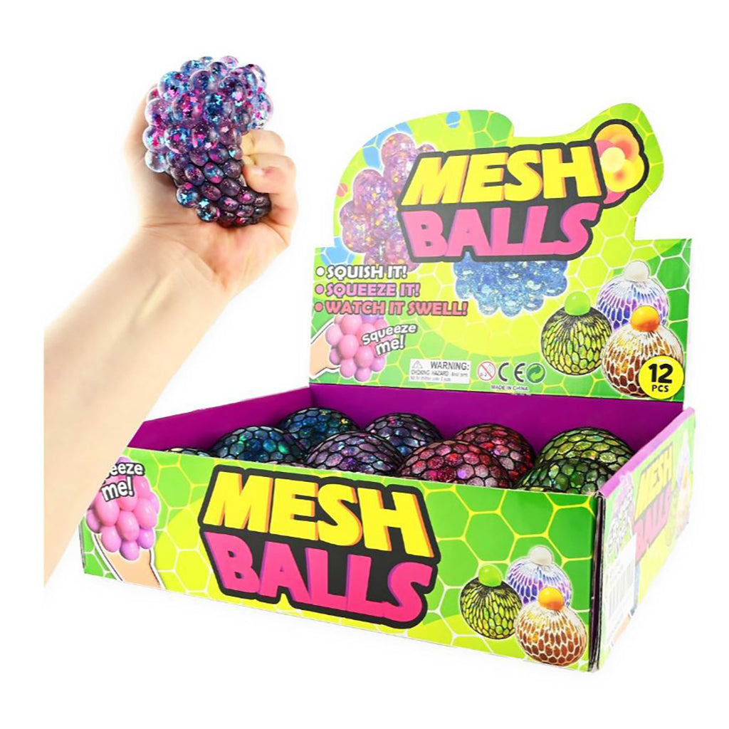 Robetoy Squeezy mesh ball, ass. farger